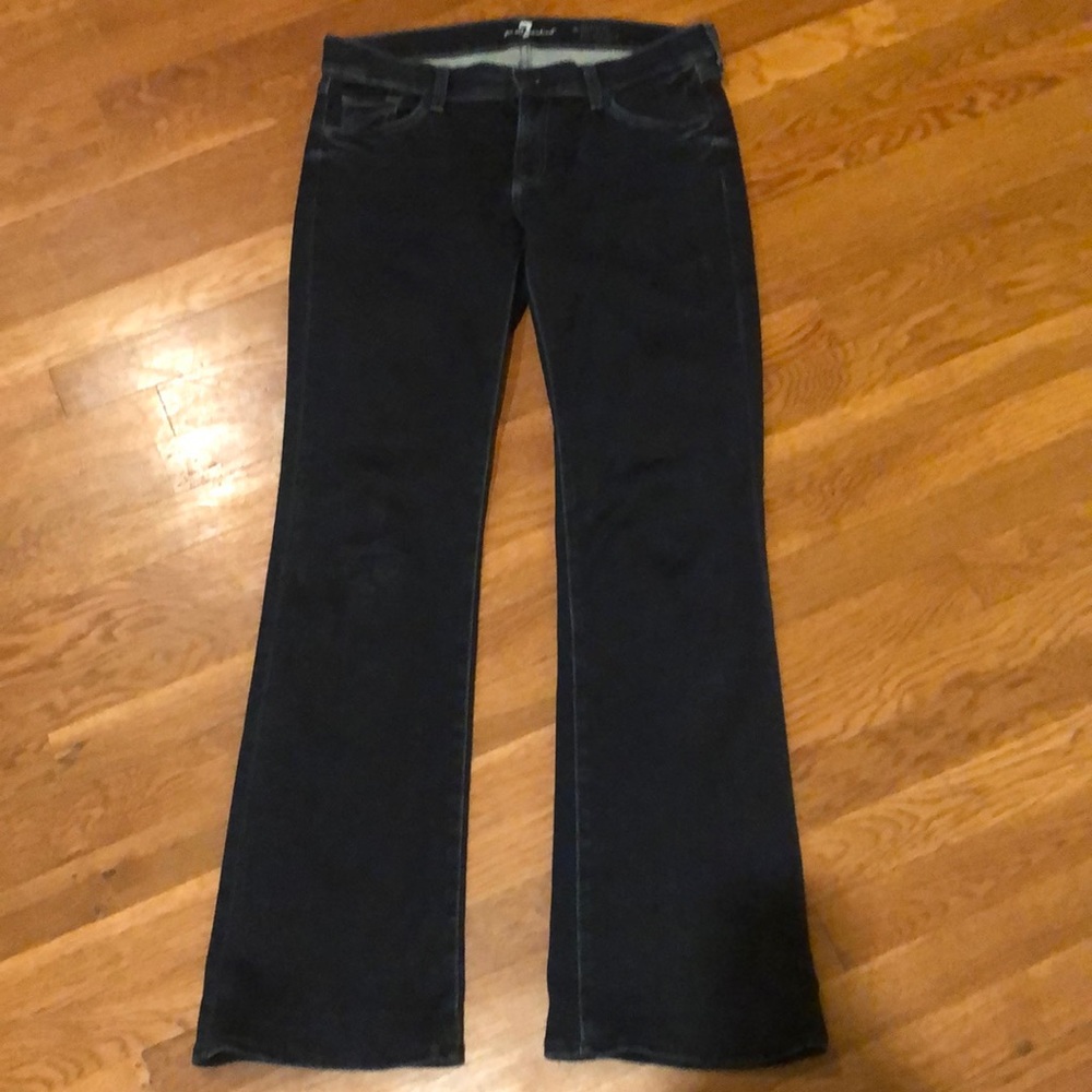 7 for all mankind skinny boot cut jeans
